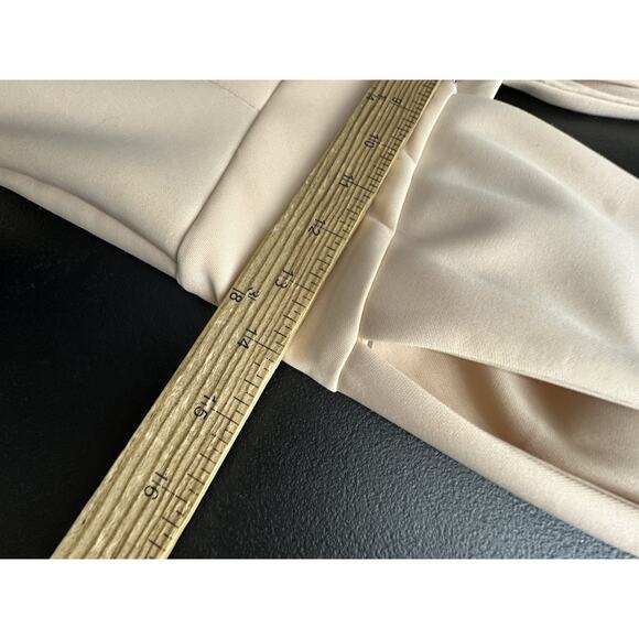 NEW ASOS Size 6 Women Premium Scuba Low Plunge Fishtail Maxi Dress M150 - Picture 7 of 11